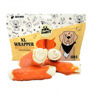 MR.BANDIT WRAPPER XL CHICKEN gardums suņiem Nūjas ar vistu 13cm 500g N18
